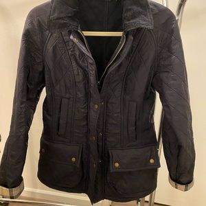 Barbour Beadnell PolarQuilt Jacket Size 4 EUC